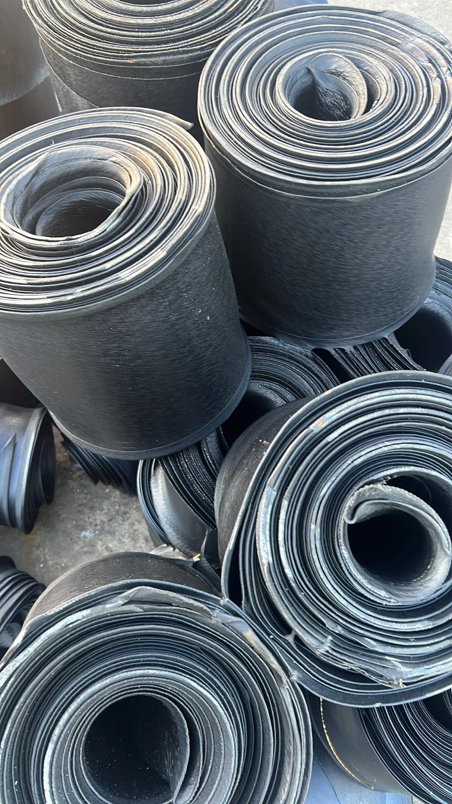 Uncured Rubber with Steel Cord